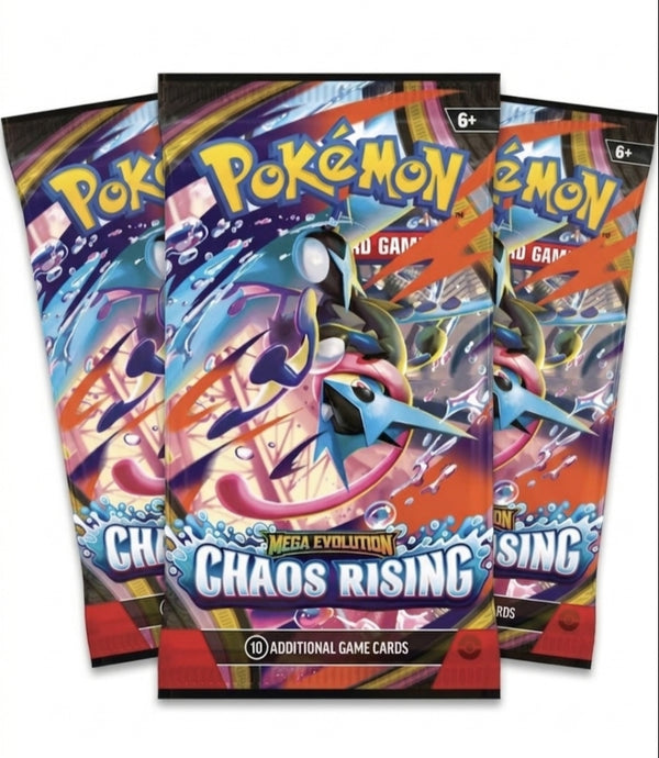 3 Chaos Rising Booster Packs